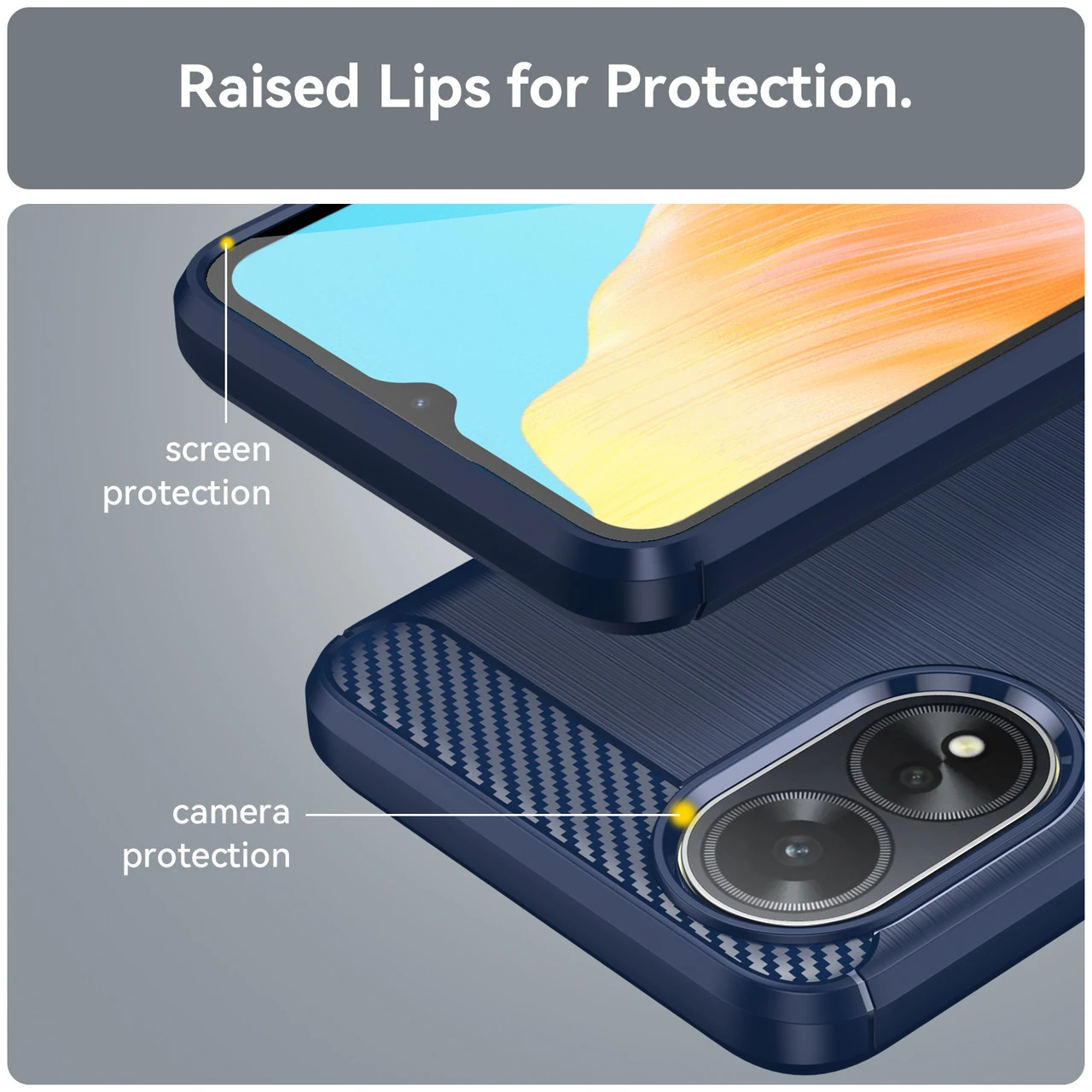 Slim OPPO A38 4G Shockproof Soft Carbon Case Cover Skin 8 Slim OPPO A38 4G Shockproof Soft Carbon Case Cover Skin - Image 8