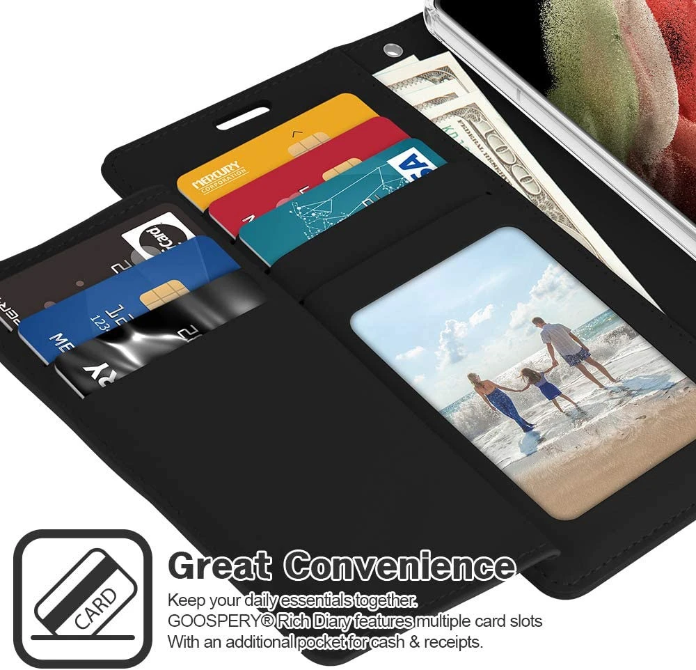 Goospery Samsung Galaxy S10 Wallet Case Cover Extra Card Slots G973 8 Goospery Samsung Galaxy S10 Wallet Case Cover Extra Card Slots G973 - Image 8