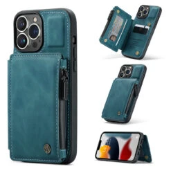 CaseMe Shockproof IPhone 14 Pro Leather Case Cover Wallet Apple 2022