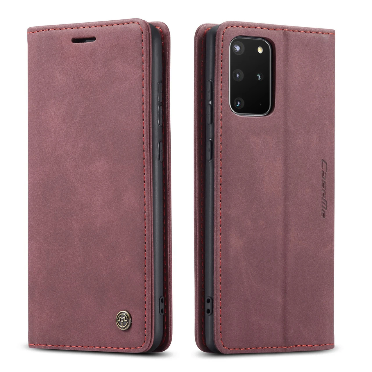 CaseMe Samsung Galaxy S20+ Plus Classic Leather Folio Case Cover G985 14 CaseMe Samsung Galaxy S20+ Plus Classic Leather Folio Case Cover G985 - Image 14