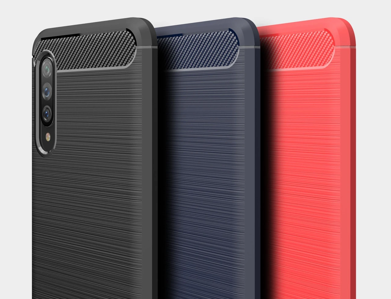 Slim Samsung Galaxy A90 5G Carbon Fibre Soft Carbon Case Cover A908 3 Slim Samsung Galaxy A90 5G Carbon Fibre Soft Carbon Case Cover A908 - Image 3