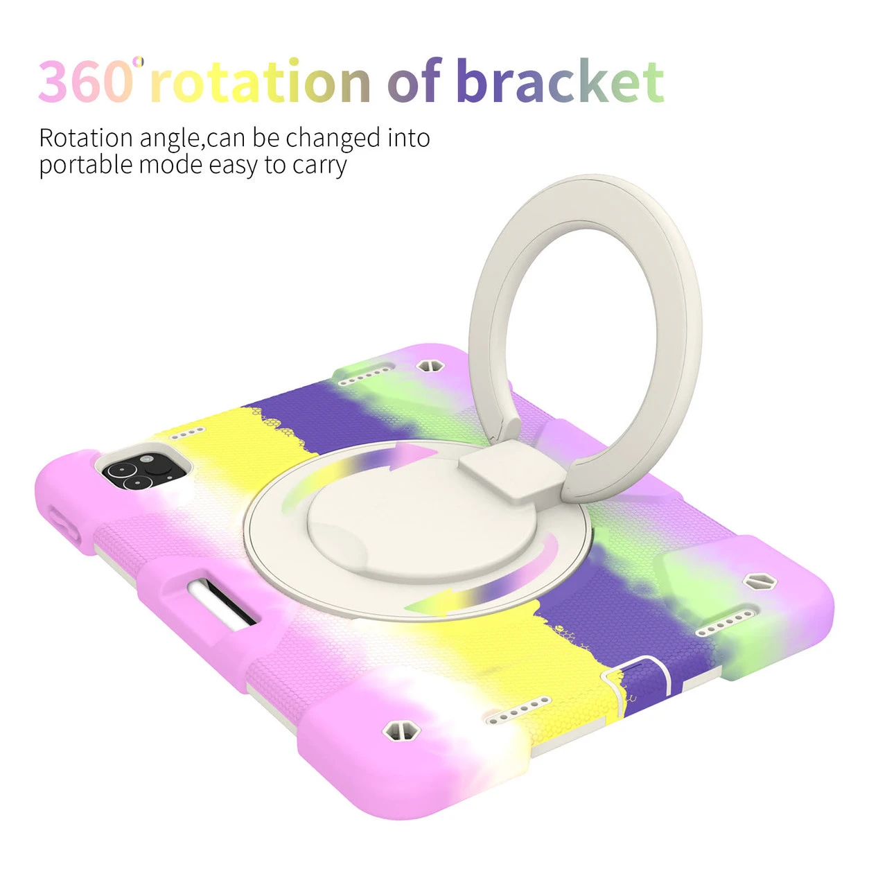 Kids Shockproof IPad Air 5 10.9" 5th Gen Apple Case Cover Colourful 12 Kids Shockproof IPad Air 5 10.9" 5th Gen Apple Case Cover Colourful - Image 12