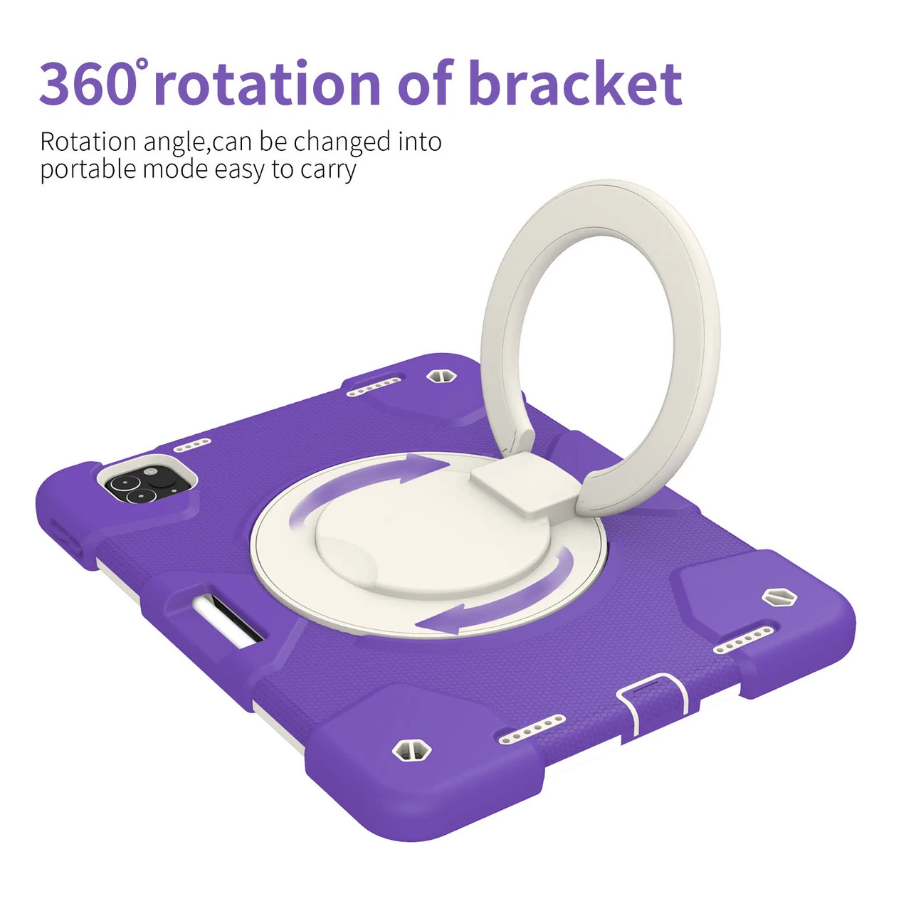 Kids Shockproof Strap IPad Air 5 10.9" 5th Gen Apple Case Cover Ring 14 Kids Shockproof Strap IPad Air 5 10.9" 5th Gen Apple Case Cover Ring - Image 14