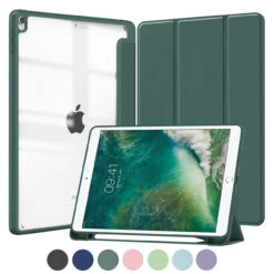 IPad Air 3 10.5" 2019 Case Cover Clear Back Pencil Holder Apple Air3