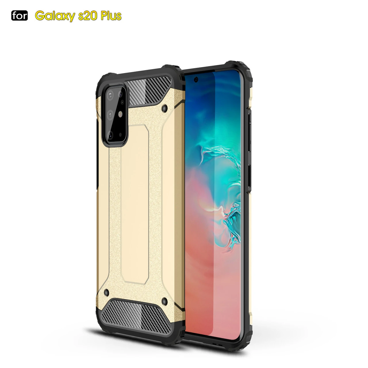 Shockproof Samsung Galaxy S20+ Plus Heavy Duty Tough Case Cover G985 6 Shockproof Samsung Galaxy S20+ Plus Heavy Duty Tough Case Cover G985 - Image 6