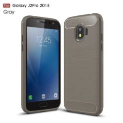 Slim Samsung Galaxy J2 Pro 2018 Carbon Fibre Soft Case Cover J250 G/FD -Deals MyCaseCovers Store gray 36151.1529062510.1280.1280