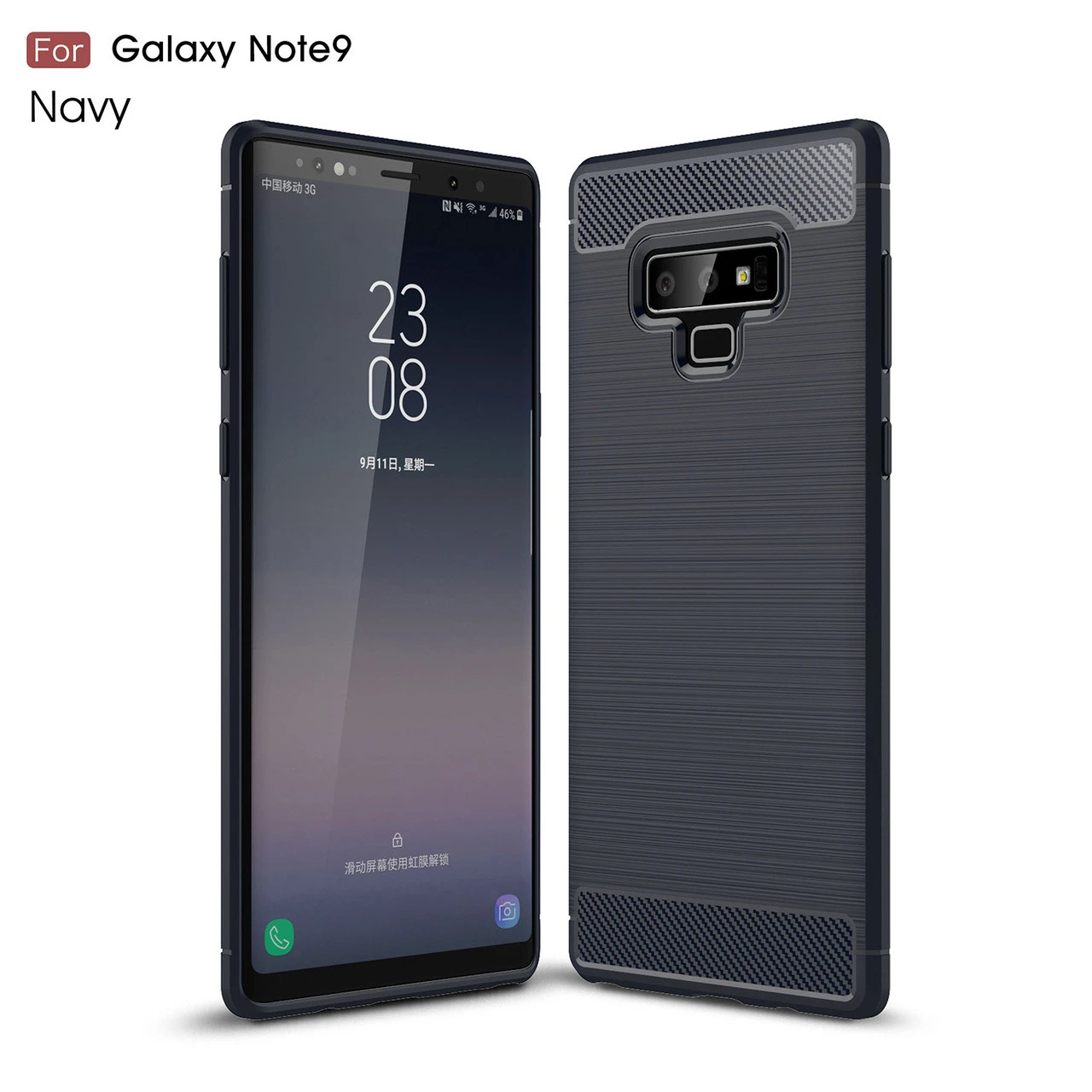 Slim Samsung Galaxy Note 9 Carbon Fibre Soft Carbon Case Cover Note9 4 Slim Samsung Galaxy Note 9 Carbon Fibre Soft Carbon Case Cover Note9 - Image 4