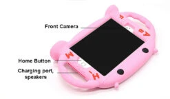 Kids IPad 9.7 2017 Silicone Case Cover Shockproof Child Apple Letter -Deals MyCaseCovers Store pink 29697.1505047340.1280.1280
