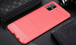 Slim Samsung Galaxy A71 4G Carbon Fibre Soft Carbon Case Cover A715 20 Slim Samsung Galaxy A71 4G Carbon Fibre Soft Carbon Case Cover A715 -Deals MyCaseCovers Store red 61043.1594178771.1280.1280