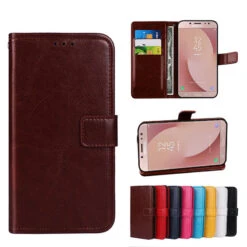 Folio Case Samsung Galaxy J7 Pro 2017 Leather Cover J730 GM/DS Handset