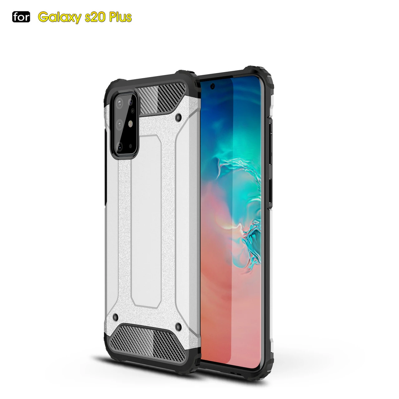 Shockproof Samsung Galaxy S20+ Plus Heavy Duty Tough Case Cover G985 8 Shockproof Samsung Galaxy S20+ Plus Heavy Duty Tough Case Cover G985 - Image 8